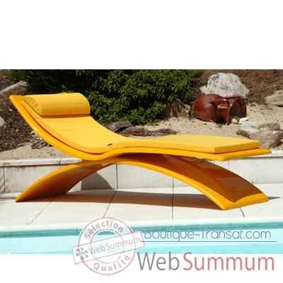 Video Chaise longue design Vagance jaune matelas jaune Art Mely - AM08