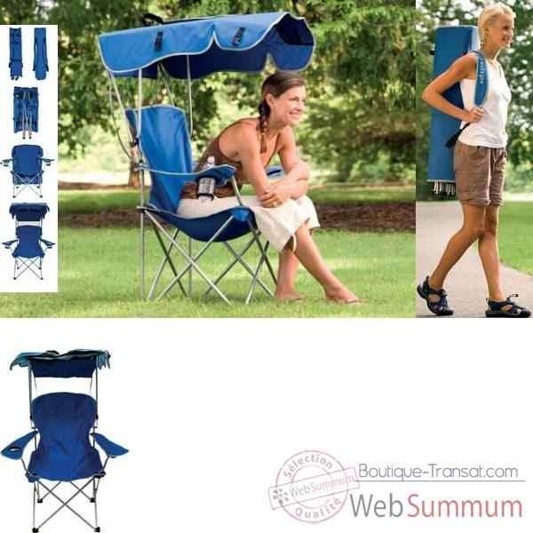 Chaise haute avec canopy Kelsyus nouveau colori bleu fonce -80355BM