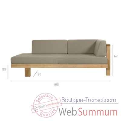 Pure sofa meridienne gauche Tribu -Tribu141