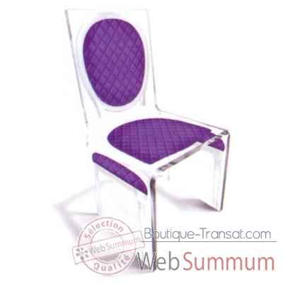 Chaise Aqua L16 Chic Gris fonc� Design Samy, Aitali