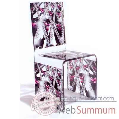Chaise Aqua Chaine designer Paco Rabanne, Aitali