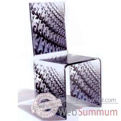 Chaise Aqua Plaquette designer Paco Rabanne, Aitali
