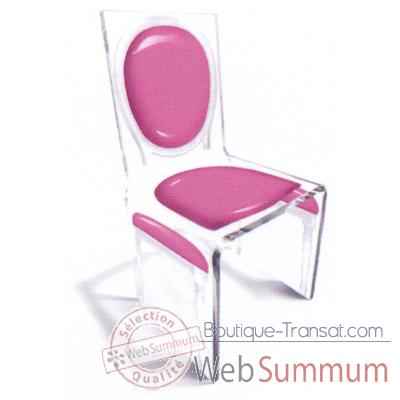 Chaise Aqua L16 Gloss Orange Design Samy, Aitali
