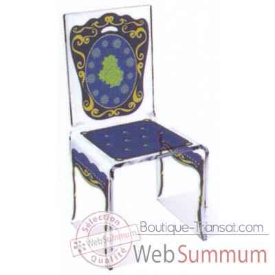 Chaise Aqua Napo Bleu design Samy, Aitali