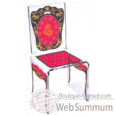 Chaise Aqua Napo Rouge design Samy, Aitali