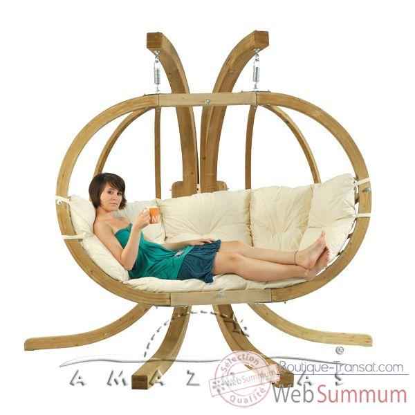 Grand Fauteuil Suspendu Amazonas Globo Royal Pillow Natura -az4012140